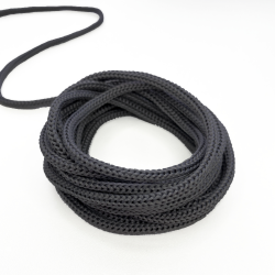 Шнур для одежды d-4.5мм, цвет Серый (на отрез)  в Сосновом боре