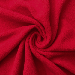 Флис Односторонний 130 гр/м2, цвет Красный (на отрез)  в Сосновом боре