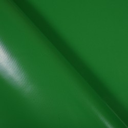 Тентовый материал ПВХ 450 гр/м2, Зелёный (Ширина 160см), на отрез  в Сосновом боре, 450 г/м2, 799 руб