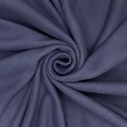 Ткань Флис Односторонний 130 гр/м2, цвет Темно-серый (на отрез)  в Сосновом боре