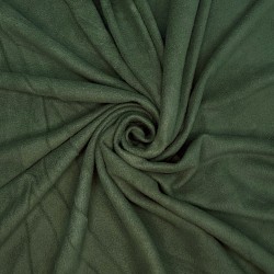 Ткань Флис Односторонний 130 гр/м2, цвет Темный хаки (на отрез)  в Сосновом боре