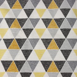 Интерьерная ткань Дак (DUCK), принт &quot;Малые Треугольники&quot; (на отрез)  в Сосновом боре