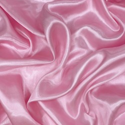 Ткань Атлас-сатин, цвет Розовый (на отрез)  в Сосновом боре