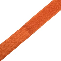 Контактная лента 25мм  Оранжевый (велькро-липучка, на отрез)  в Сосновом боре