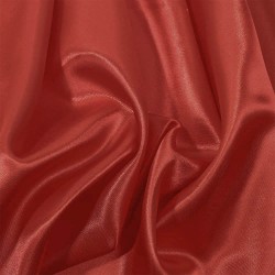 Ткань Атлас-сатин, цвет Красный (на отрез)  в Сосновом боре