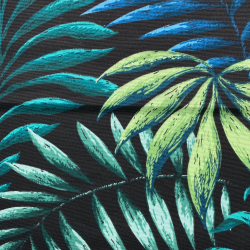 Интерьерная ткань Дак (DUCK), принт &quot;Тропические листья&quot; (на отрез)  в Сосновом боре