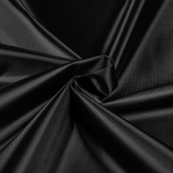 *Ткань Оксфорд 210D PU, цвет Черный (на отрез)  в Сосновом боре