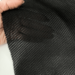 Сетка 3D трехслойная Air mesh 165 гр/м2, цвет Черный (на отрез)  в Сосновом боре