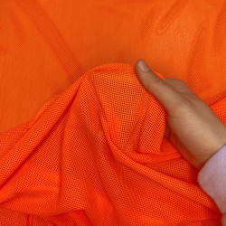 Трикотажная Сетка 75 г/м2, цвет Оранжевый (на отрез)  в Сосновом боре